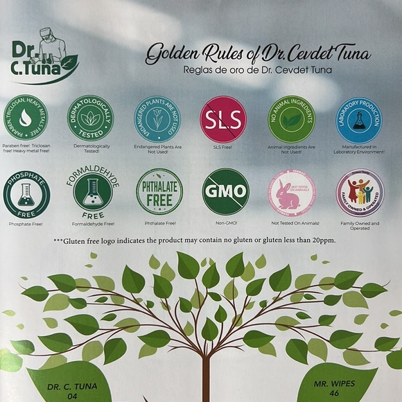 New! Farmasi Sample Set of 8 Calendula Dr. C. Tuna Face & Hand Cream + Shampoo - Picture 3 of 3